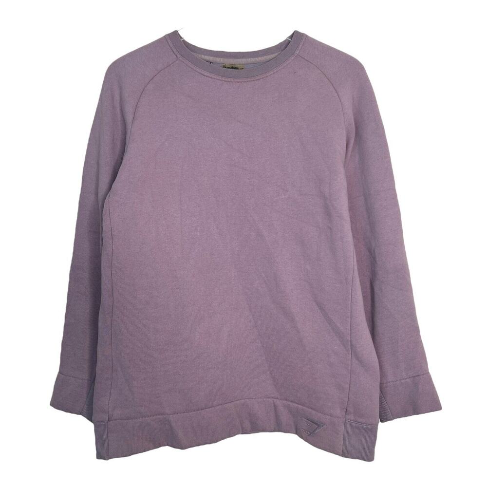 Gymshark Oversized Pullover Crewneck Sweatshirt Lavender Purple Small